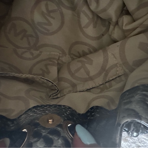 Vintage Michael Kors Snake skin hand bag - Picture 9 of 9